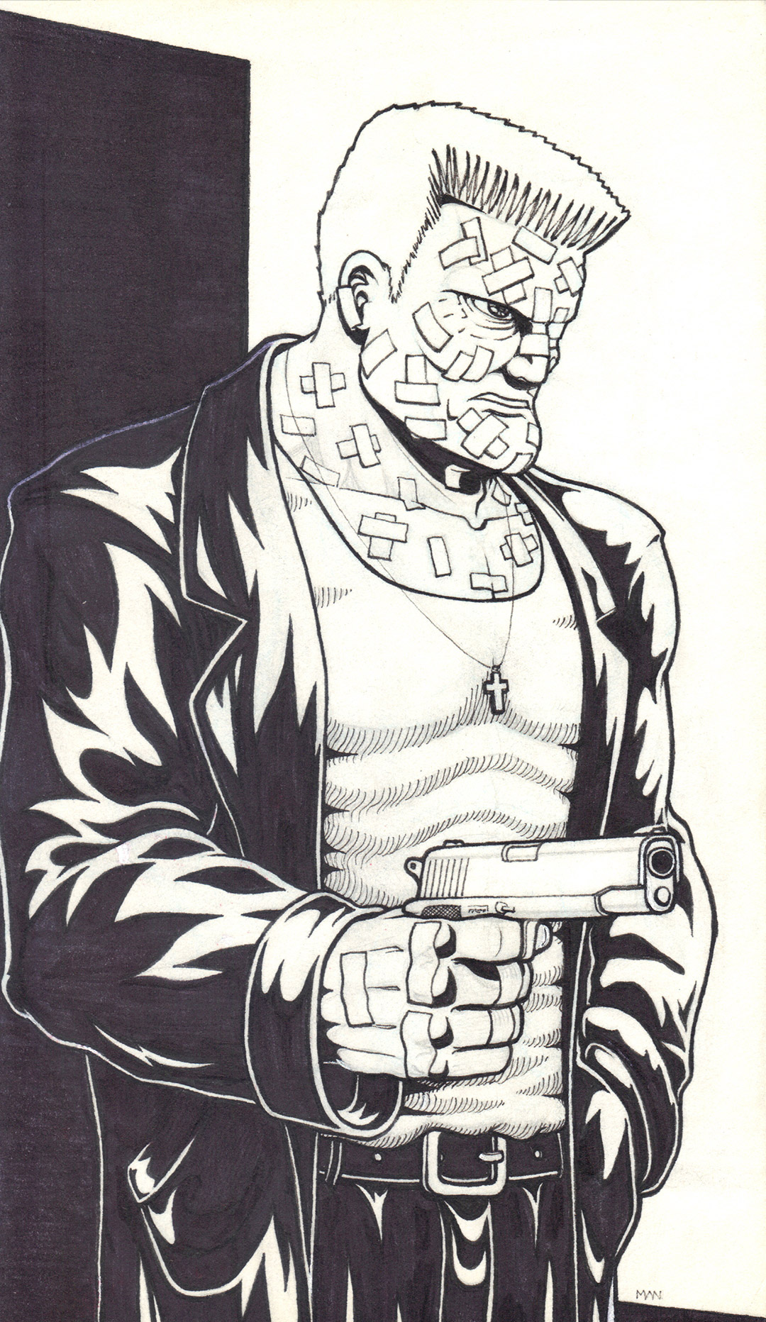 Sin City: Marv sketch