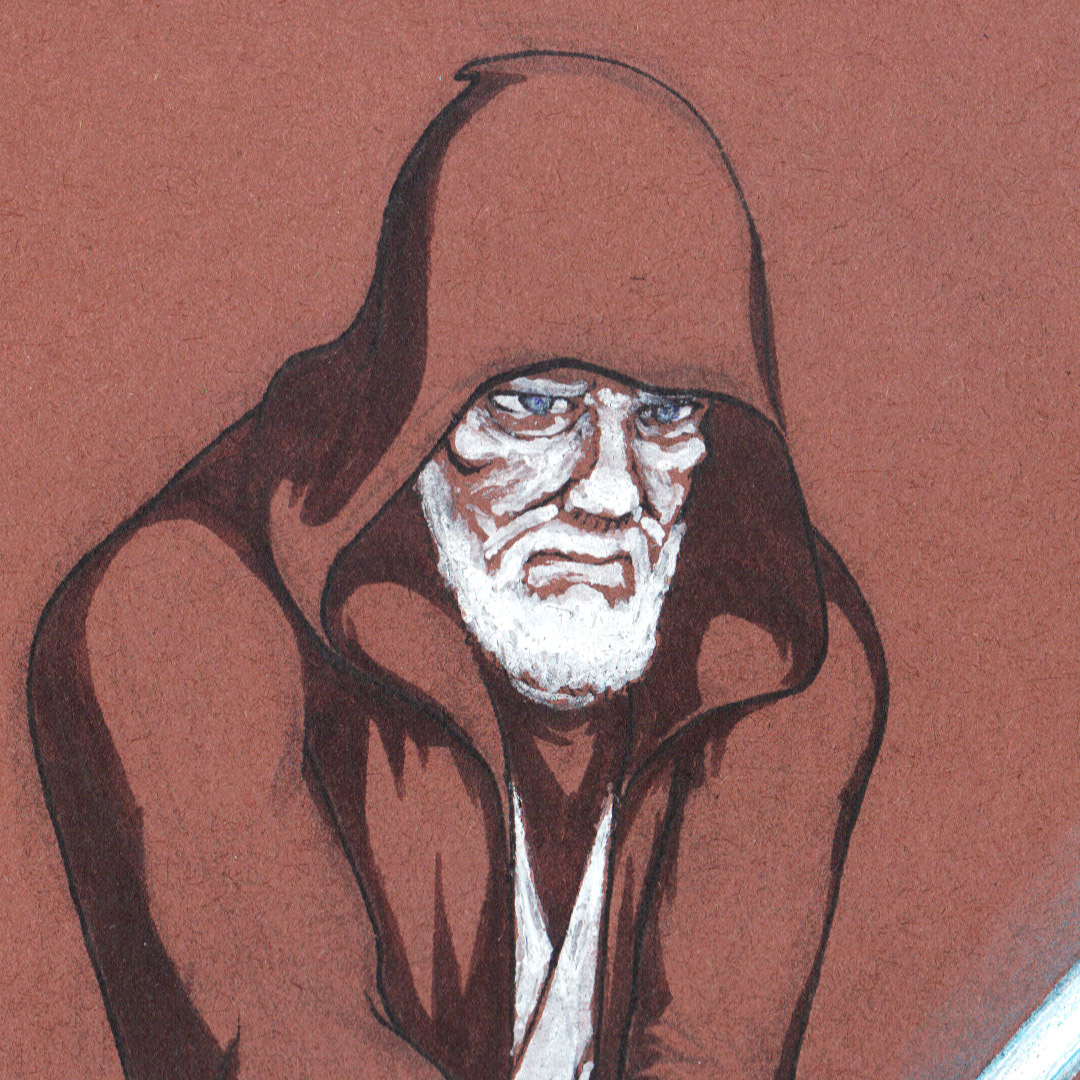 Obi-Wan Kenobi sketch detail