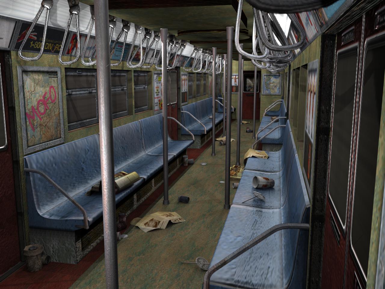 subway car 3D model