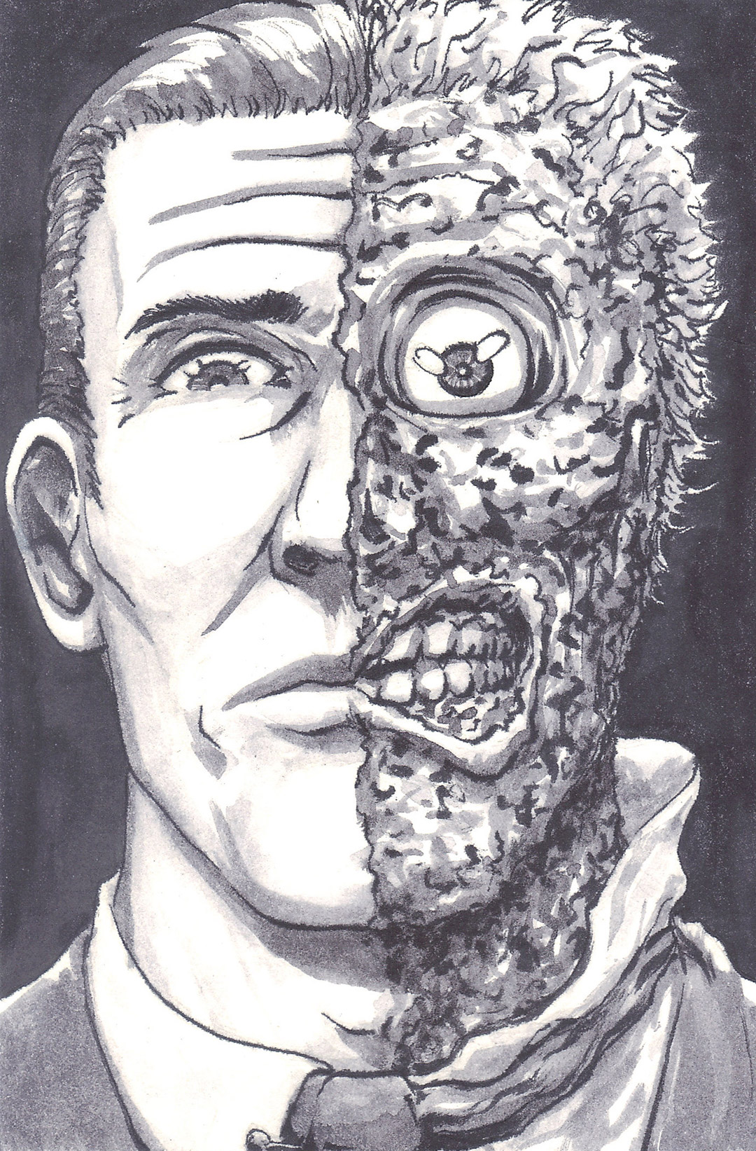 Two-Face Harvey Dent sketch