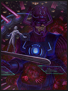 Silver Surfer and Galactus